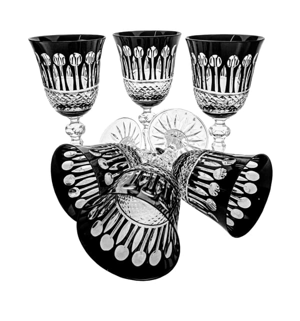 MaRika sorte krystalvinglas 220 ml Paris 6 stk.