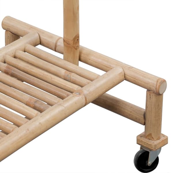 vidaXL Klädhängare i bambu