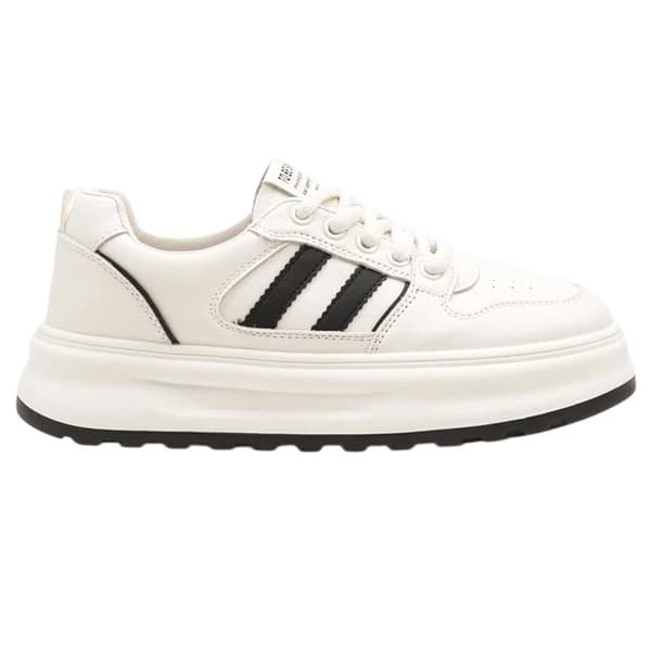 Damesko Beige Sorte Sneakers Glerita 37
