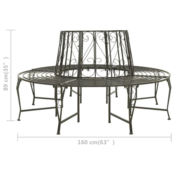 vidaXL Puunjalka 160 cm teräs