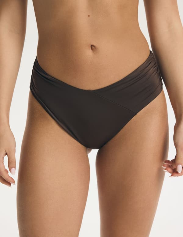 GODDESS Esotiq bikinitrosor | mörkbrun S