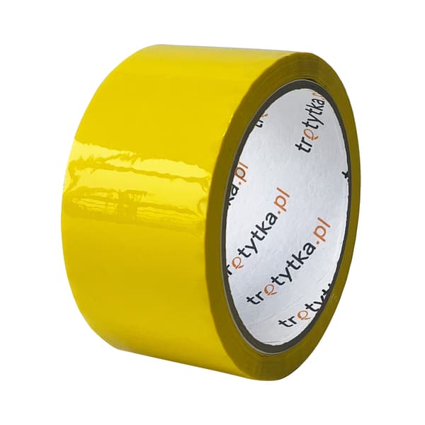 Gul packtejp, 48 mm x 50 m, 1 styck