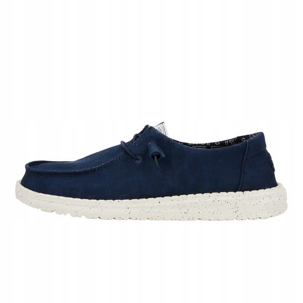 HEYDUDE WENDY STRETCH CANVAS 40902 |37| MARINEBLÅ
