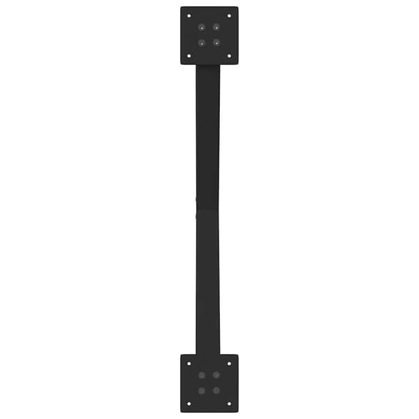 vidaXL sofabordsben, 2 stk., sort, 70x(30-31) cm, stål