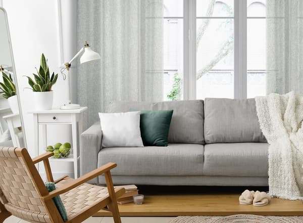 KENDAL gardin 140x250 sølv