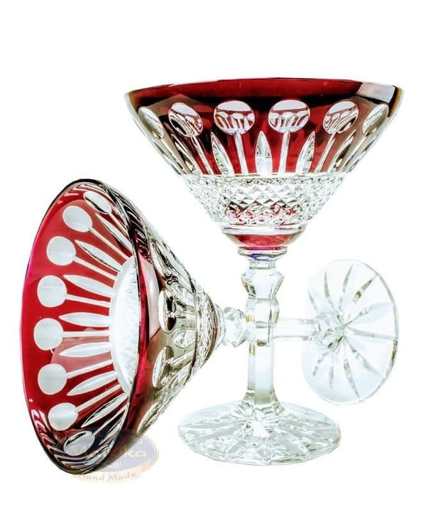 Ruby Crystal Martini-glas 170ml Franska