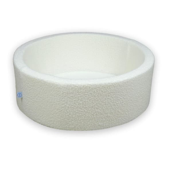 Tør pool 90x30 Boucle Hvid uden bolde
