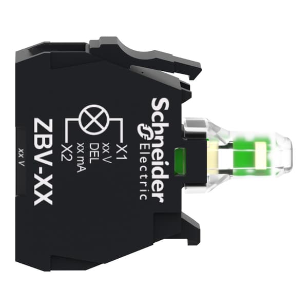 Ljusmodul, skruvplintar, 24V LED, vit