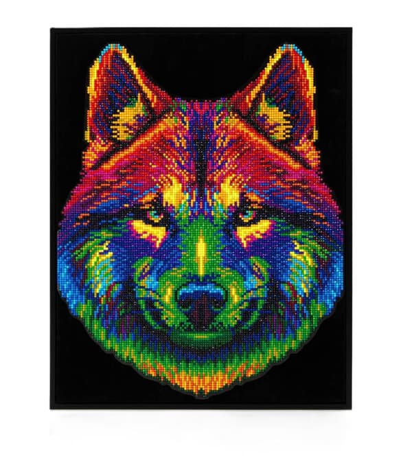 Diamond Dotz - Voksne Flocked Neon Wolf