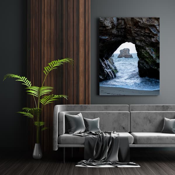 Canvastavla Natur Stenbåge Hav 40x80 cm