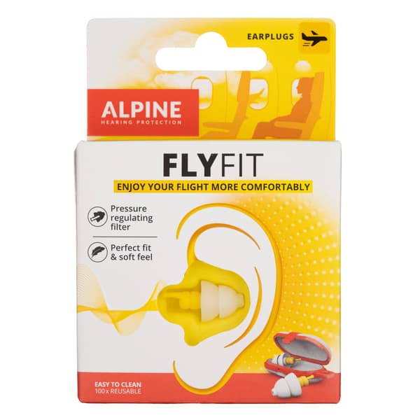 Alpine FlyFit ørepropper til flyvning og rejser