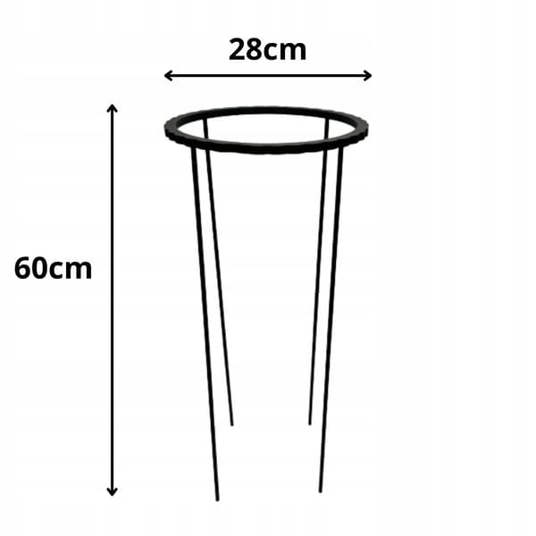 Støttering til blomsterplanter, klemme, støttering 2in1XL 60cm