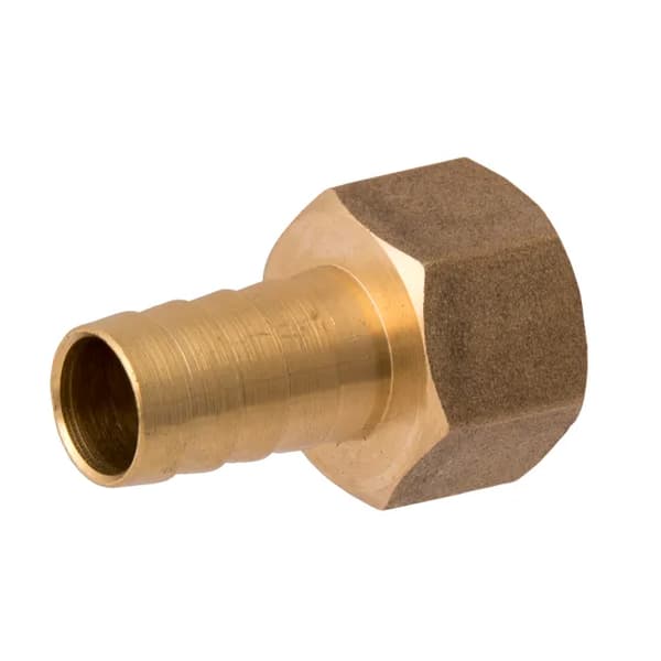 Idmar Messingforbindelse 1/2" GW slangeende 14mm