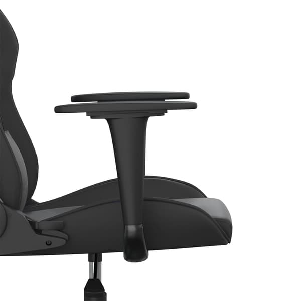 vidaXL Gamingstol, svart, konstläder