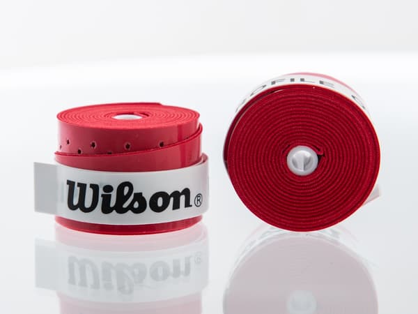 Wilson Overgrip Sticky Perforeret Tennisgreb - Rød