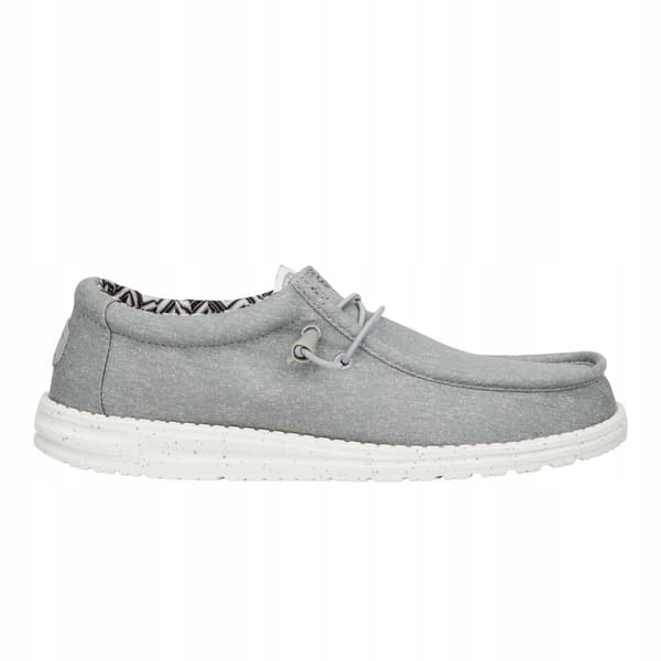 HEYDUDE WALLY STRETCH CANVAS 40700 |41| LYS GRÅ