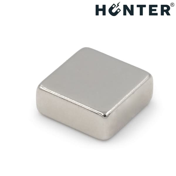 NEODYMMAGNET 10x10x4 mm STARK PLÅT Stång, Rektangulär, HUNTER