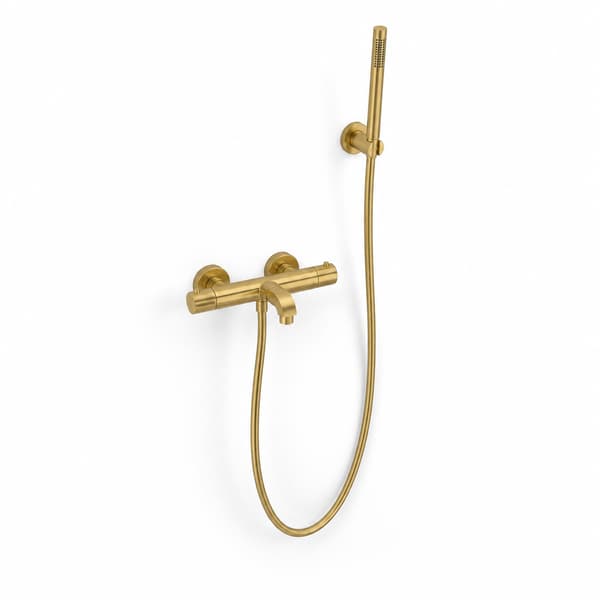 AquaElegance Badekarsarmatur til overflademontering, guld messing