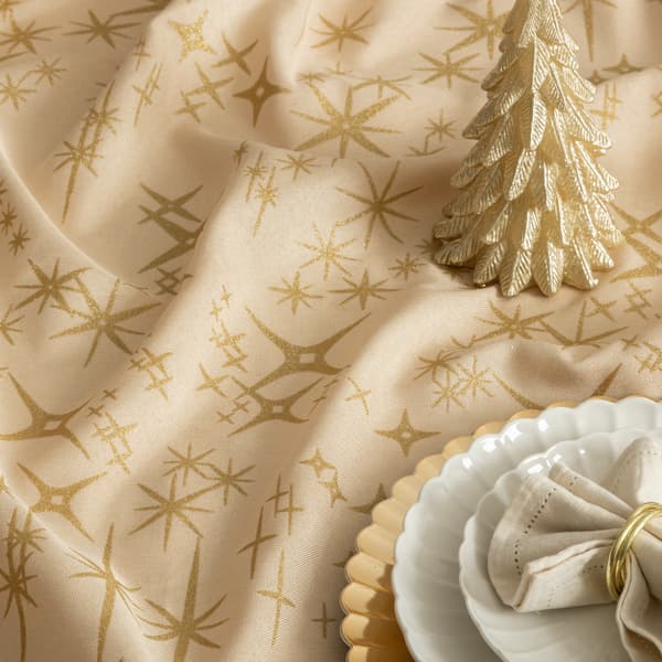 Julelærredsdug 140x360cm Beige