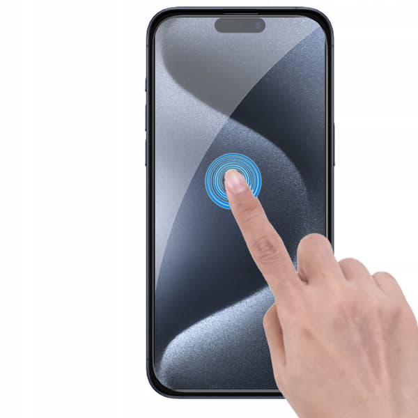 Härdat glas för Apple iPhone 15 Pro Max, helskärmstäckning, 5D-glas