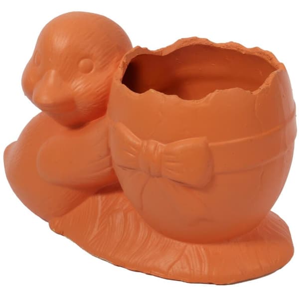 Blomkrukaöverdrag ägg med anka påskapp
