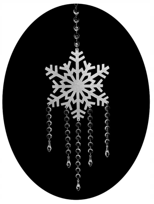 Julgransfönsterdekorationshänge, höjd 100 cm