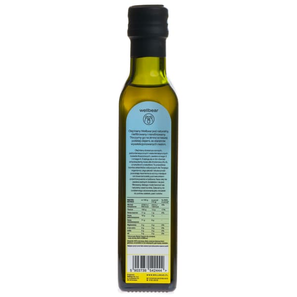 Wellbear - Kallpressad linfröolja - 250 ml