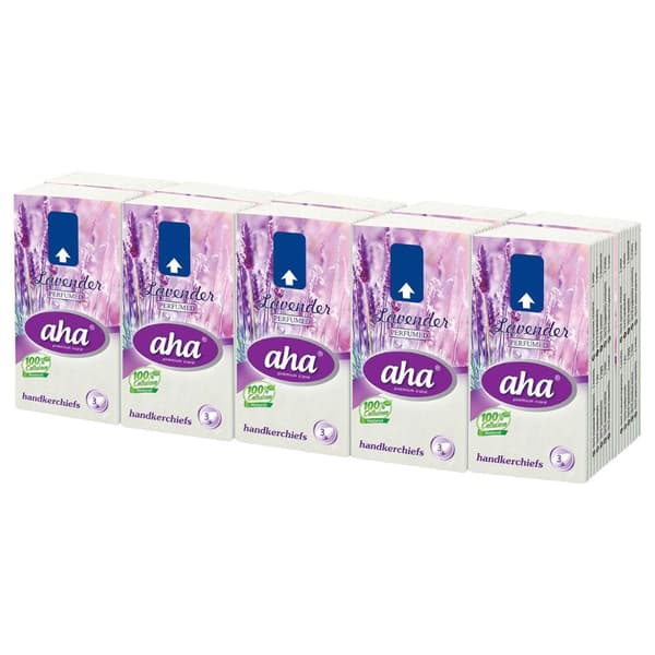 AHA Lavendel Servietter 10 Pakninger