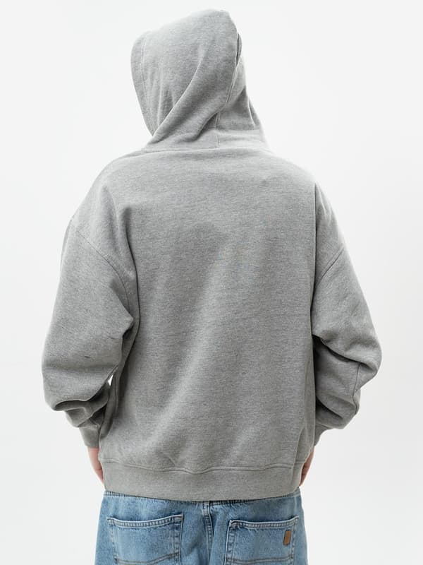 Herre grå Lucky Dice Small Dice Oversized hættetrøje XL