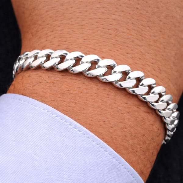 Herrarmband i silver TJOCKT 6 mm Silver 925 FULL ARMOR