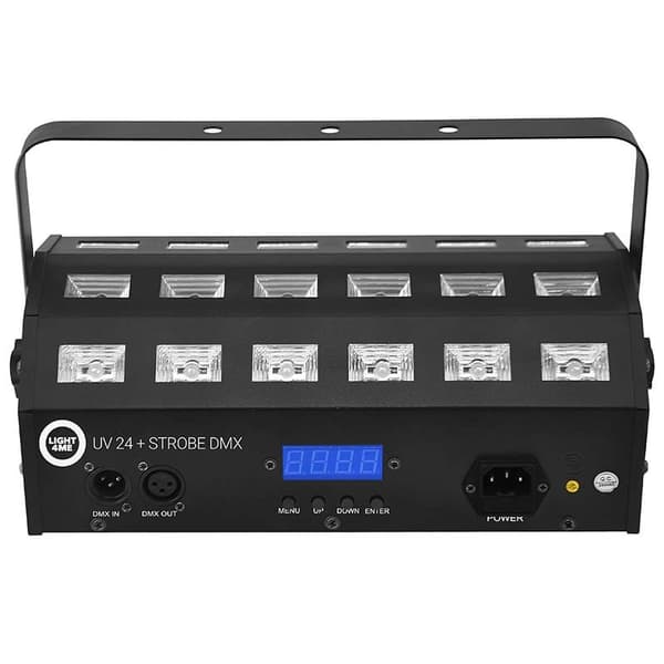 LIGHT4ME UV 24 + STROBE DMX reflektor ultraviolet strobe effekt LED