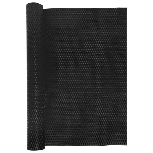 vidaXL balkonskærm, sort, 600x90 cm, polyrattan