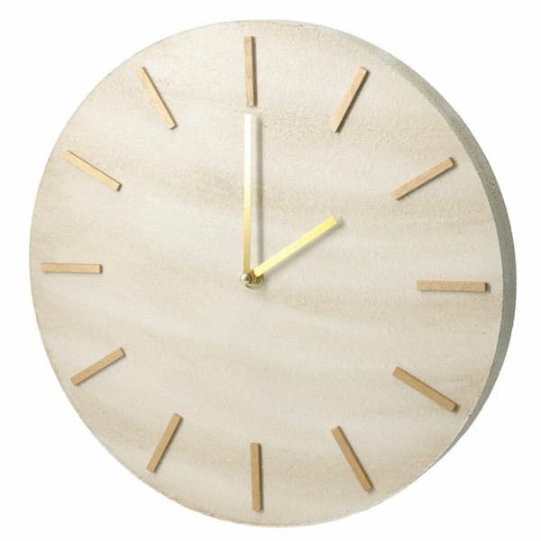 Rund väggklocka med marmoreffekt 31 cm