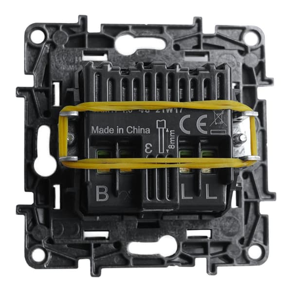 Rotationsdimmer 2-trådig svart Niloe Step 2281