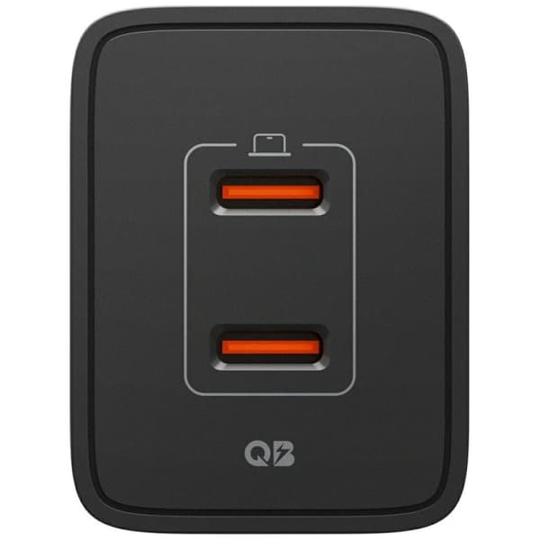 Spigen Essential EE472EU 47W 2xUSB-C Svart Väggladdare
