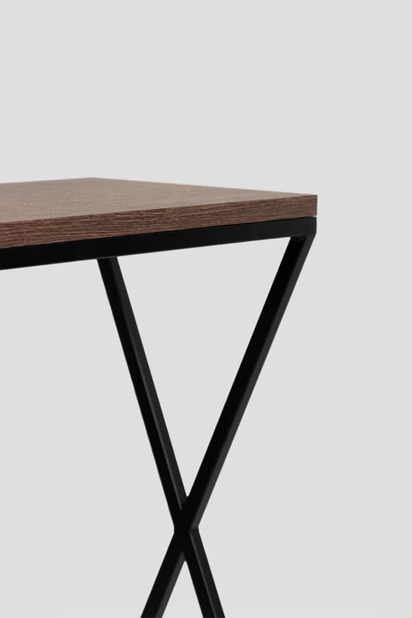 Your Loft Design sidebord sort mørkt træ Monte 40x25x60