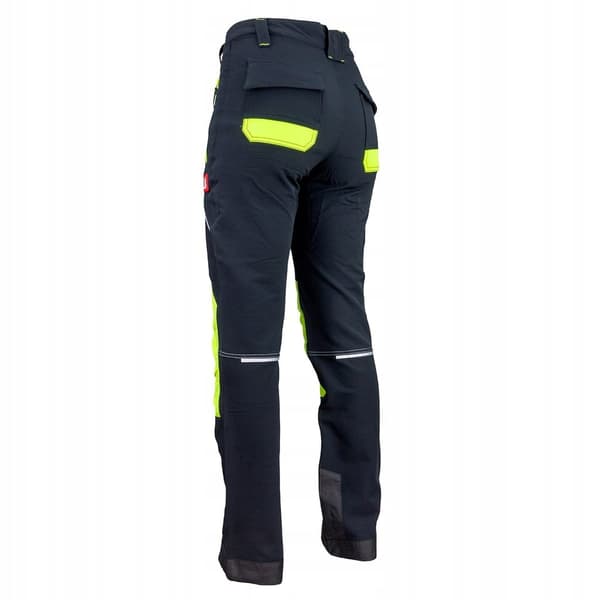 Urgent 718 softshell arbetsbyxor elastiska reflexer 62