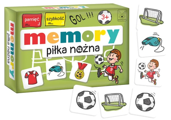 Fodbold. Memory spil. Kænguru