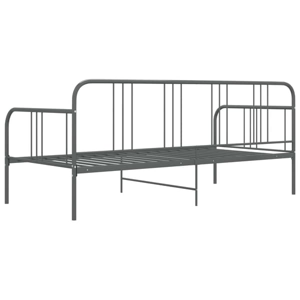 vidaXL Soffram grå metall 90x200 cm