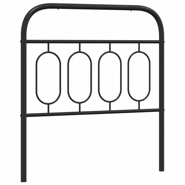 vidaXL metalsengegavl sort 90 cm