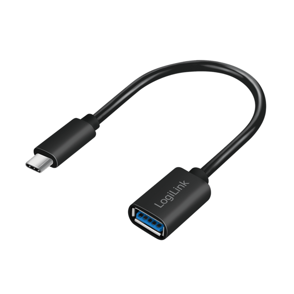 LogiLink USB-C til USB-A adapter - 5 Gbit/s, til smartphones, tablets, bærbare computere