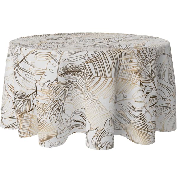 Rund dug med print 099