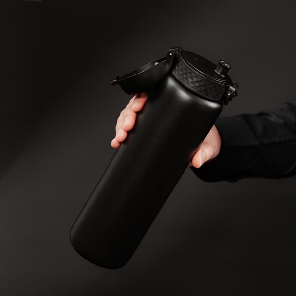 ION8 Enkeltvægget flaske I8SS1000BLK Sort