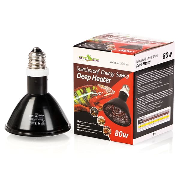 Repti-Zoo dybdevarmer 80W - strålevarmer