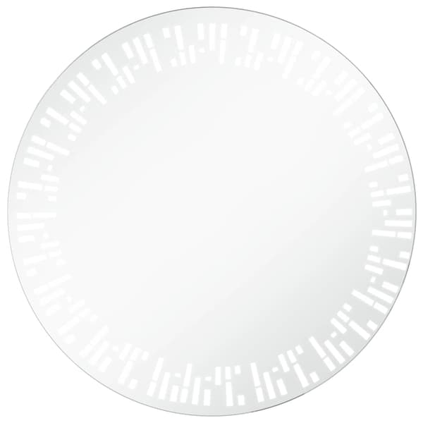 vidaXL Badrumsspegel med LED, 80 cm