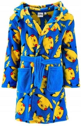 Pikachu Pokémon badekåbe varm blød 110 cm
