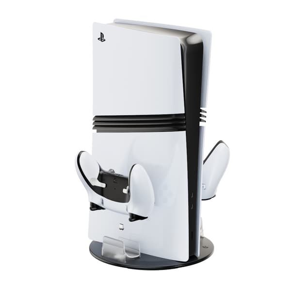 Yaxo Cyclone Ramp Laddningsställ för PS5/PS5 Slim/PS5 Pro Techno Black