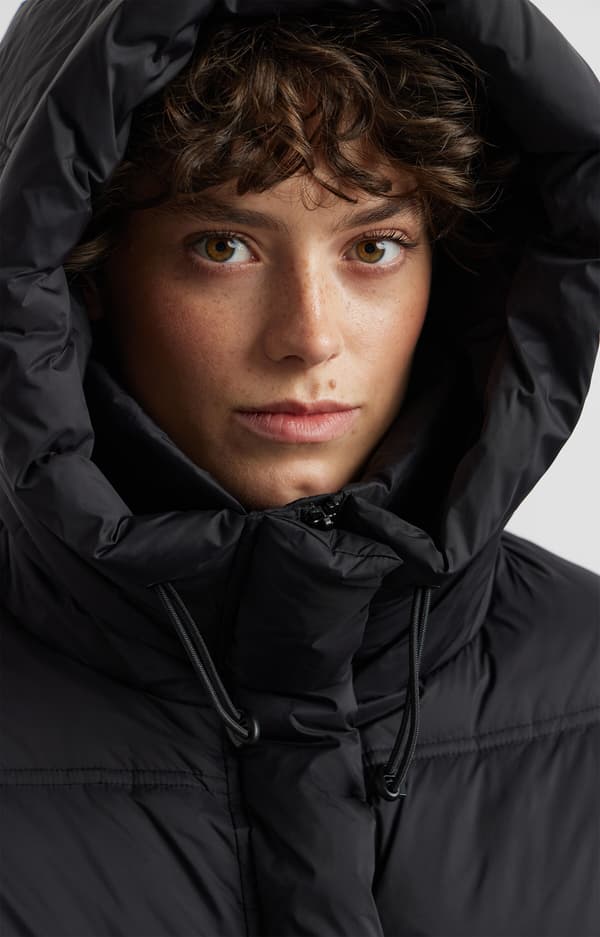 Quiltet dunjakke L/XL