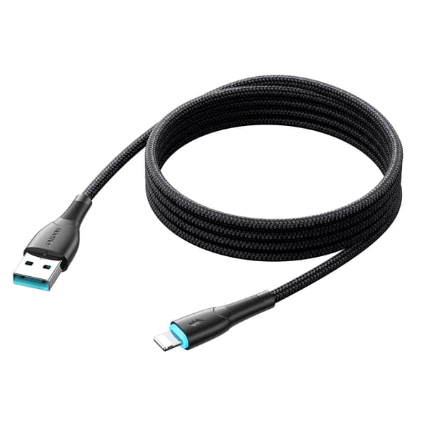 iPhone Starry -sarjan USB-A-kaapeli - Lightning 3A 1m musta