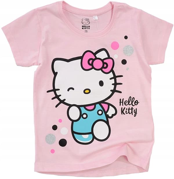 Hello Kitty kortärmad t-shirt flickor rosa 128